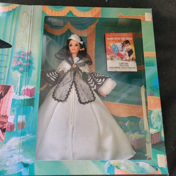 Year 1994 Barbie Hollywood Legends Gone With The Wind Doll - SCARLETT O'HARA - Picture 1 of 8